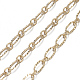 Brass Textured Oval Link Chains US-CHC-S004-07G-2