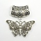 Scarf Accessories Alloy Rhinestone Butterfly Pendant Scarf Bail Sets US-DIY-X0094-1