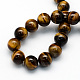 Natural Tiger Eye Round Beads Strands US-G-S177-10mm-2