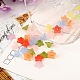 Mixed Color Frosted Transparent Acrylic Flower Beads US-X-M-PL554-2