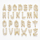 Brass Micro Pave Cubic Zirconia Charms US-KK-T060-05-G-NF-1