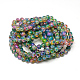 Baking Painted Glass Beads Strands US-X-DGLA-Q023-10mm-DB57-3