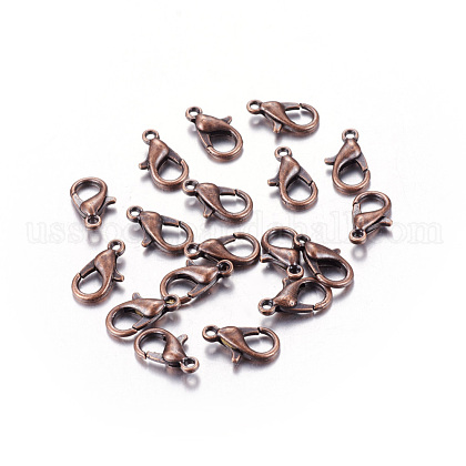 Zinc Alloy Lobster Claw Clasps US-E105-R-NR-1