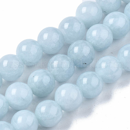 Natural Chalcedony Beads Strands US-G-S333-8mm-004-1