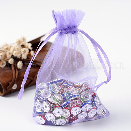 Organza Gift Bags with Drawstring US-OP-R016-10x15cm-06-1