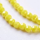 Electroplate Glass Beads Strands US-EGLA-R018-4mm-M-3