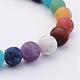 Natural Gemstone Beads Stretch Bracelets US-BJEW-JB02509-3