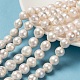 Natural Baroque Pearl Keshi Pearl Beads Strands US-PEAR-Q004-39-6