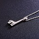 SHEGRACE Cute Design Rhodium Plated 925 Sterling Silver Giraffe Pendant Necklace US-JN239A-2