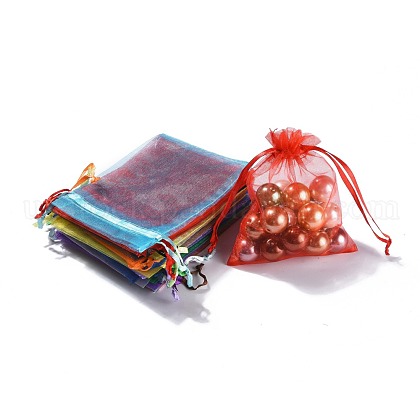 Mixed Color Organza Gift Bags US-OP001M-1