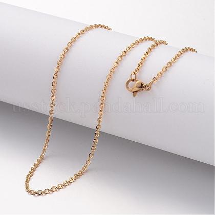Ion Plating(IP) 304 Stainless Steel Necklace US-MAK-K004-20G-1