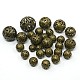 Mixed Iron Filigree Hollow Round Beads US-IFIN-X0008-AB-NF-1