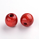 Dyed Natural Wood Beads US-TB095Y-1-2