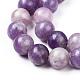 Natural Lepidolite/Purple Mica Stone Beads Strands US-G-K415-8mm-6