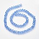 Electroplate Glass Beads Strands US-EGLA-D020-8x5mm-61-2