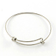 Adjustable 201 Stainless Steel Expandable Bangle Making US-STAS-R069-04-1