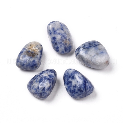 Natural Blue Spot Jasper Beads US-G-K302-A10-1