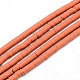 Handmade Polymer Clay Bead Strands US-CLAY-T002-4mm-32-1