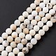 Natural White African Opal Beads Strands US-G-G905-10B-2
