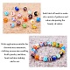 Millefiori Glass Beads US-LK-PH0001-01-7