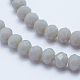 Faceted Rondelle Glass Beads Strands US-GLAA-I033-6mm-25-4