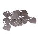201 Stainless Steel Stamping Blank Tag Pendants US-STAS-E100-04P-1