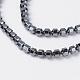 Non-Magnetic Synthetic Hematite Beads Strands US-G-D800-12A-1