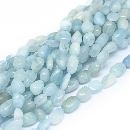 Natural Aquamarine Beads Strands US-X-G-D0004-A02-04-1