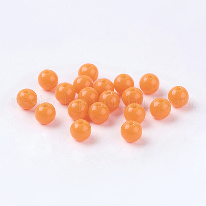 Opaque Acrylic Beads US-MACR-H002-6MM-7-1