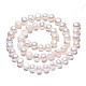 Natural Cultured Freshwater Pearl Beads Strands US-PEAR-N014-07G-2