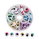 6 Colors Wiggle Googly Eyes Cabochons With Eyelash DIY Scrapbooking Crafts Toy Accessories US-KY-X0004-B-1