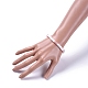Handmade Polymer Clay Heishi Beads Stretch Bracelets US-BJEW-JB05087-4