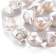 Natural Baroque Pearl Keshi Pearl Beads Strands US-PEAR-S019-04B-4