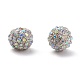 Alloy Rhinestone Beads US-RB-A034-10mm-A28S-1