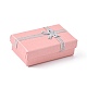 Valentines Day Wife Gifts Packages Cardboard Jewelry Set Boxes with Bowknot and Sponge Inside US-CBOX-R013-4-4