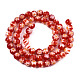 Round Millefiori Glass Beads Strands US-LK-P001-37-2