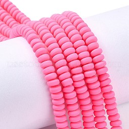 Handmade Polymer Clay Beads Strands US-CLAY-N008-008I