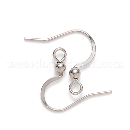 304 Stainless Steel French Earring Hooks US-STAS-S111-004