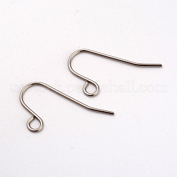 316L Surgical Stainless Steel Earring Hooks US-STAS-G229-08P-02