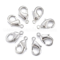 Brass Lobster Claw Clasps US-KK-903-N-NF