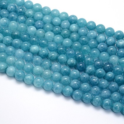Natural Blue Quartz Beads Strands US-G-O047-07-6mm-1