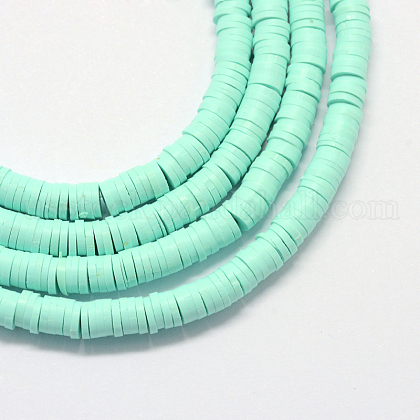 Eco-Friendly Handmade Polymer Clay Beads US-CLAY-R067-3.0mm-20-1