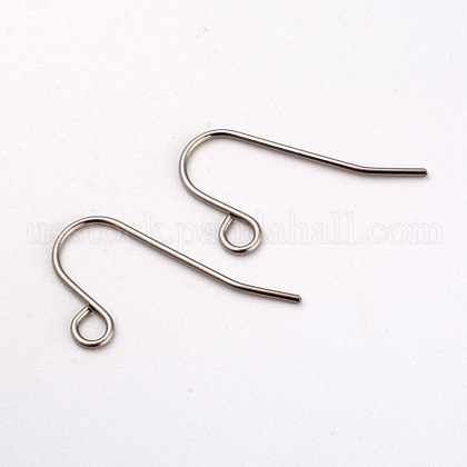 316L Surgical Stainless Steel Earring Hooks US-STAS-G229-08P-02-1