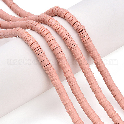 Handmade Polymer Clay Bead Strands&nbsp;US-CLAY-S094-6mm-A01-2