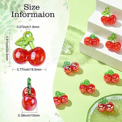 Electroplated Transparent Acrylic Pendants&nbsp;US-FIND-CJC0022-19-2