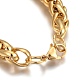 Ion Plating(IP) 304 Stainless Steel Wheat Chain Bracelets US-BJEW-L634-12G-3