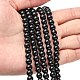 Synthetic Black Stone Beads Strands US-GSR6mmC044-5