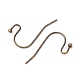 Antique Bronze Brass Hook Ear Wire US-X-J0JQN-NFAB-2