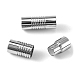 304 Stainless Steel Magnetic Clasps with Glue-in Ends US-STAS-R063-09-1