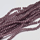 Faceted Rondelle Glass Beads Strands US-GLAA-I033-3mm-10-1